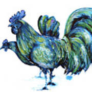 Ayam Cemani Pair Art Print