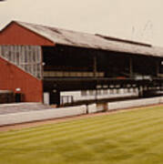 Ayr United - Somerset Park - Main Stand 1 - Leitch -june 1983 Art Print