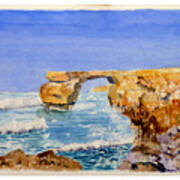 Azure Window Art Print