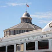 B And O Railroad Museum In Baltimore Maryland Art Print