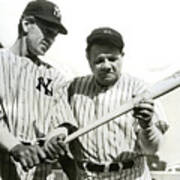 Babe Ruth And Lou Gehrig Art Print