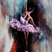 Ballerina Dance Art 10087 Art Print