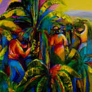 Banana Plantation Art Print