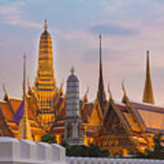 Bangkok Wat Phra Keaw Art Print