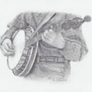 Banjo Man Art Print