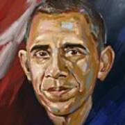 Barack Art Print