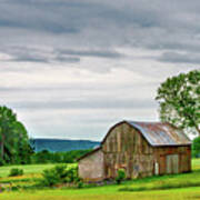 Barn In Bliss Township Art Print