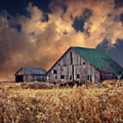 Barn Surrounded With Beauty Art Print