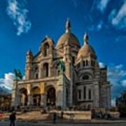 #basilica #paris #sacrécœur Art Print