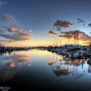 Bass Harbor Sunset Art Print