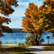 Bass Lake October Art Print