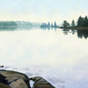 Bass Lake Restoule Art Print