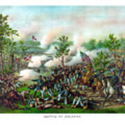 Battle Of Atlanta Art Print