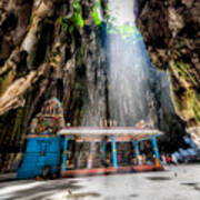 Batu Cave Sunlight Art Print