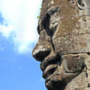 Bayon Face Art Print