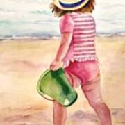 Beach Babe Art Print