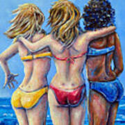 Beach Bums Art Print