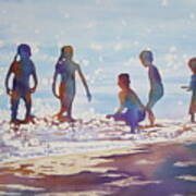 Beach Kids...  People's Choice Award Winner Art Print