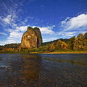 Beacon Rock In The Morning Art Print