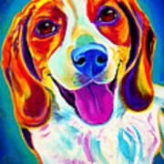 Beagle - Lucy Art Print