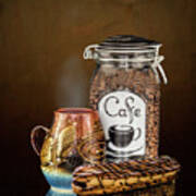 Beans To Cup Art Print