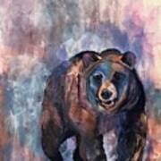 Bear In Color Art Print