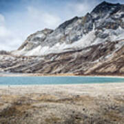 Beautiful Lake And Snow Mountain Art Print