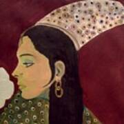Beauty Queen Of The Mughals Art Print