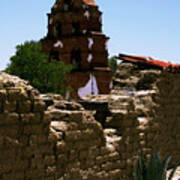 Bell Tower-mission San Miguel Art Print