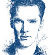 Benedict Cumberbatch Portrait Digital Art by Chad Lonius - Pixels
