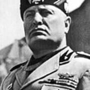 Benito Mussolini #1 Art Print