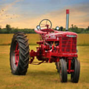 Big Red - Farmall Tractor Art Print