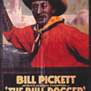 Bill Pickett (1870-1932) Art Print