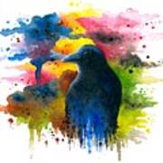 Bird 71 Crow Raven Art Print