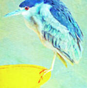 Bird On A Chair Art Print