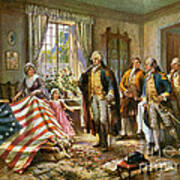 Birth Of Old Glory 1777 Art Print