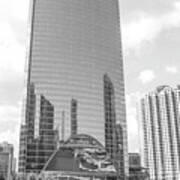 Black And White Wolf Point Art Print