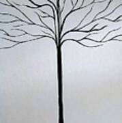 Black Tree Art Print