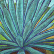 Blissful Agave Art Print