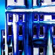 Blue Buildings Art Print