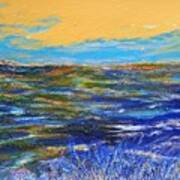 Blue Landscape I Art Print