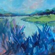 Blue Marsh Art Print