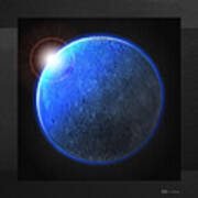 Blue Moon - The Dark Side Of The Moon Art Print