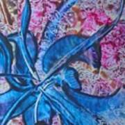 Blue Orchid Art Print