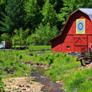 Blue Ridge Barn Art Print