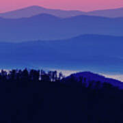 Blue Ridge Sunrise North Carolina Art Print