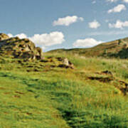 Blue Sky Of Holyrood Walk. Art Print