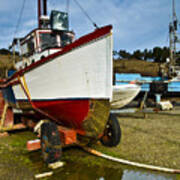 Boat Trailer 3 Art Print