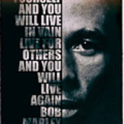 Bob Marley Art Print