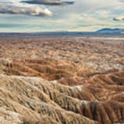 Borrego Badlands Art Print